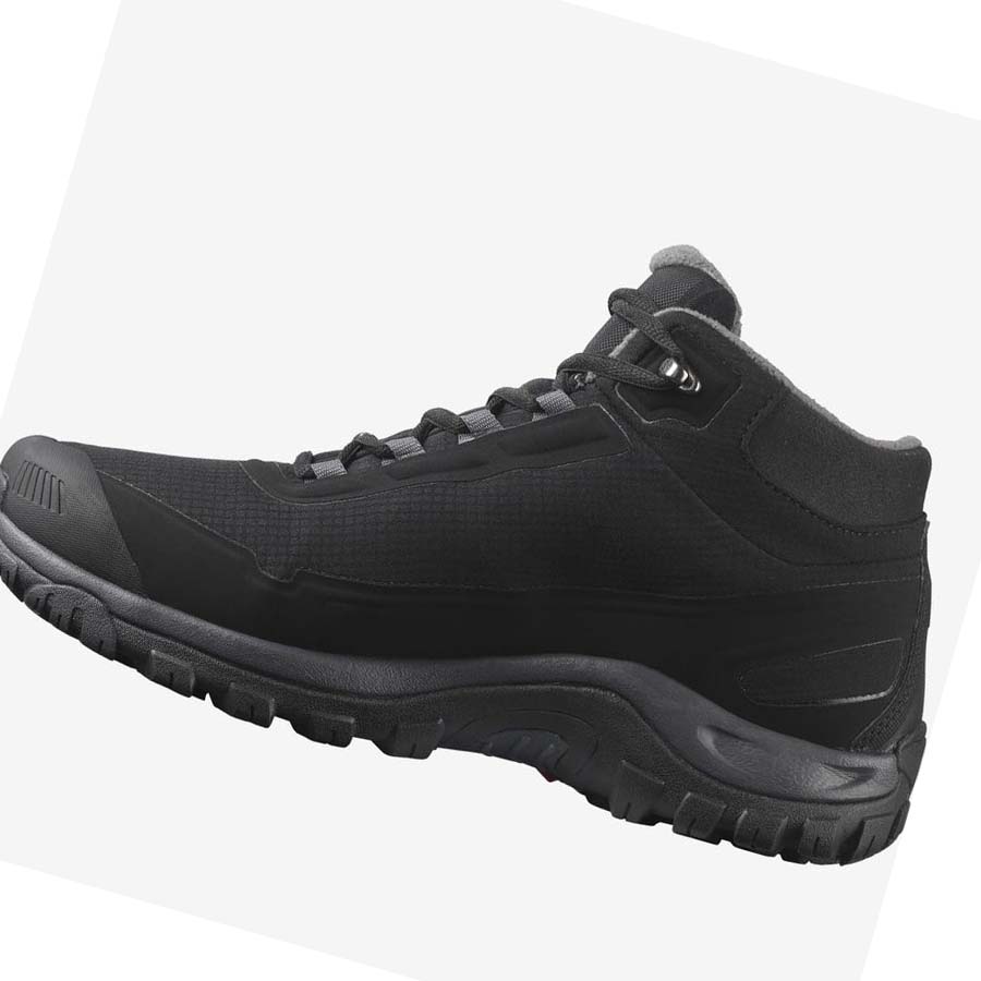 Botas de Invierno Salomon SHELTER CLIMASALOMON™ WATERPROOF Hombre Negros | MX 3380NWY